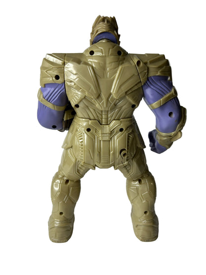 Marvel Avengers Endgame Power Punch Thanos 13.75" Action Figure - Hasbro 2019 Light-Up Infinity Gauntlet