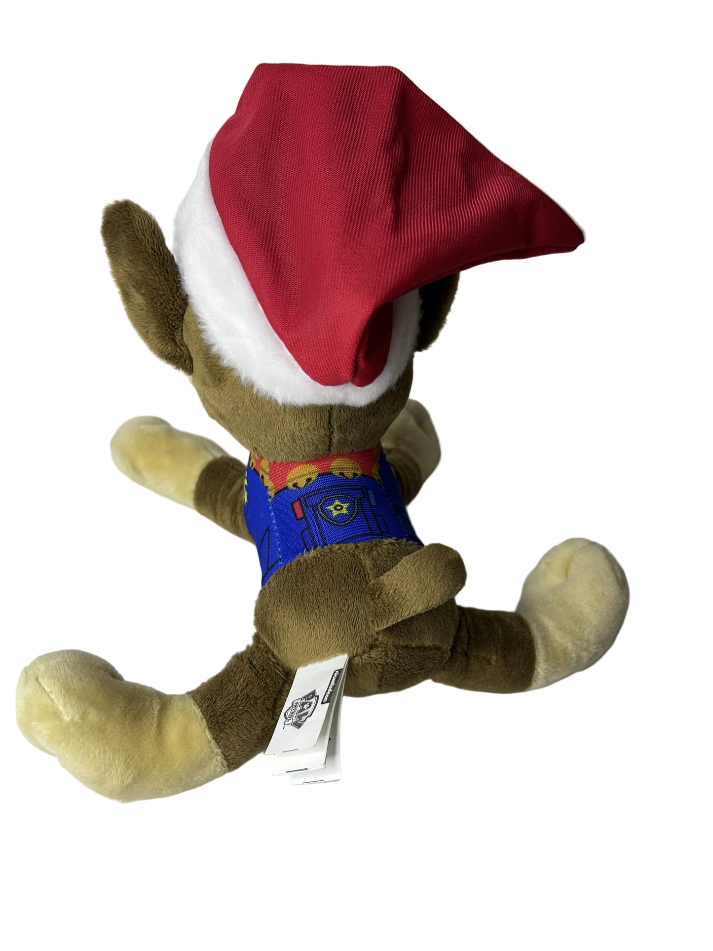 PAW Patrol Chase Plush - Nickelodeon Official Licensed Police Pup with Santa Hat