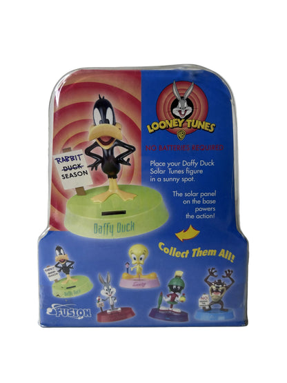 Looney Tunes Daffy Duck Solar Tunes Figure - Warner Bros. Self-Moving Solar-Powered Toy by Fusion Toys NIB