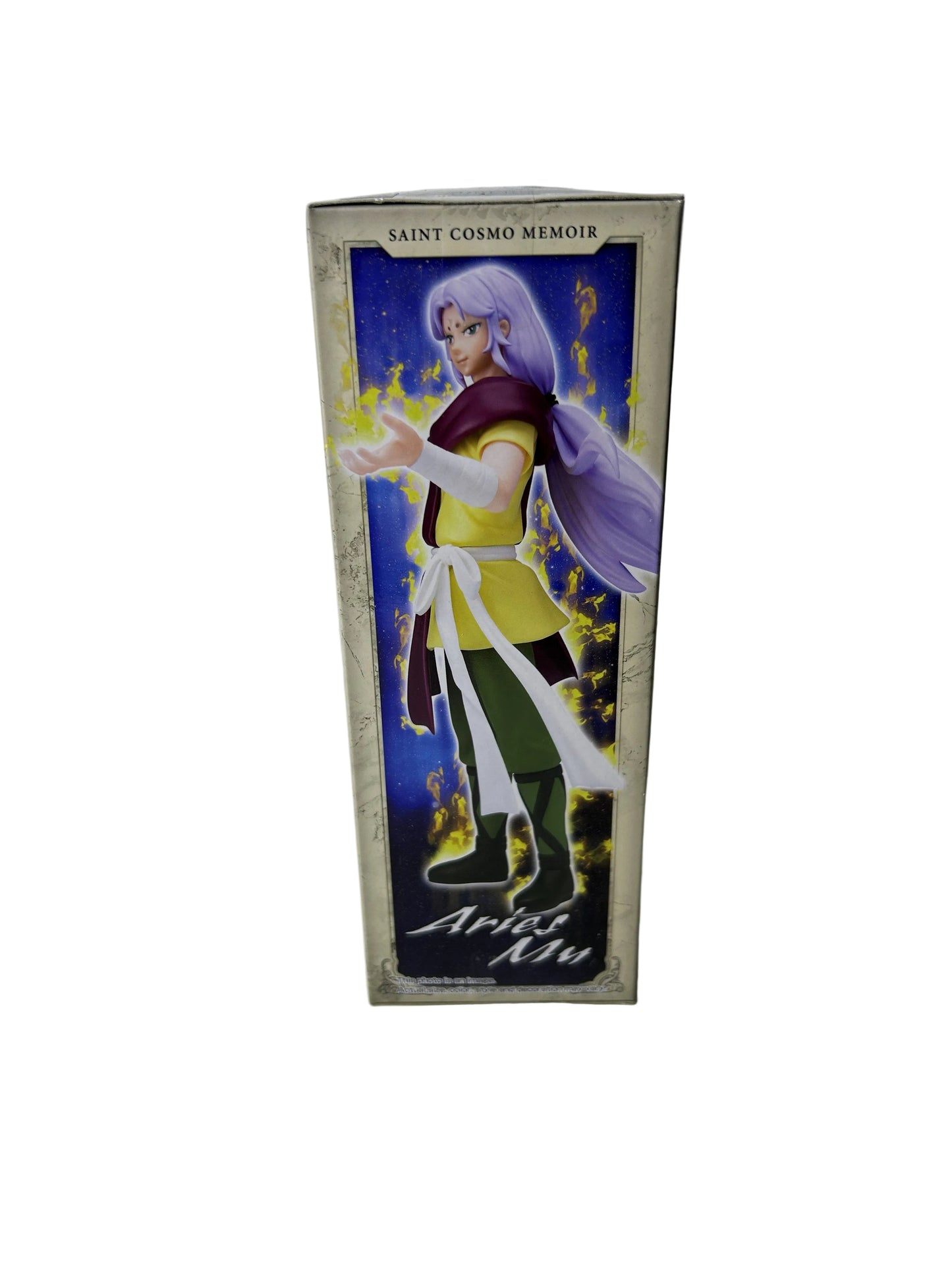 Saint Seiya Aries Mu Figure - Bandai Saint Cosmo Memoir Gold Saint NIB