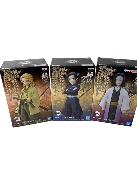 Demon Slayer Bundle - Bandai Banpresto Figures 3-Pack NIB
