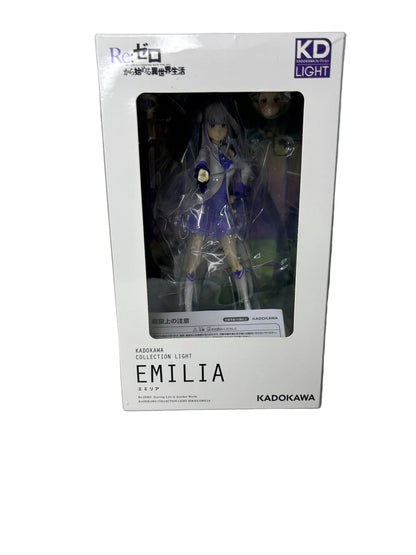 Re:Zero Emilia Figure - Kadokawa Collection Light Series NIB