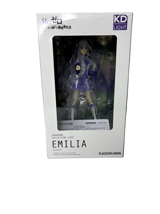 Re:Zero Emilia Figure - Kadokawa Collection Light Series NIB