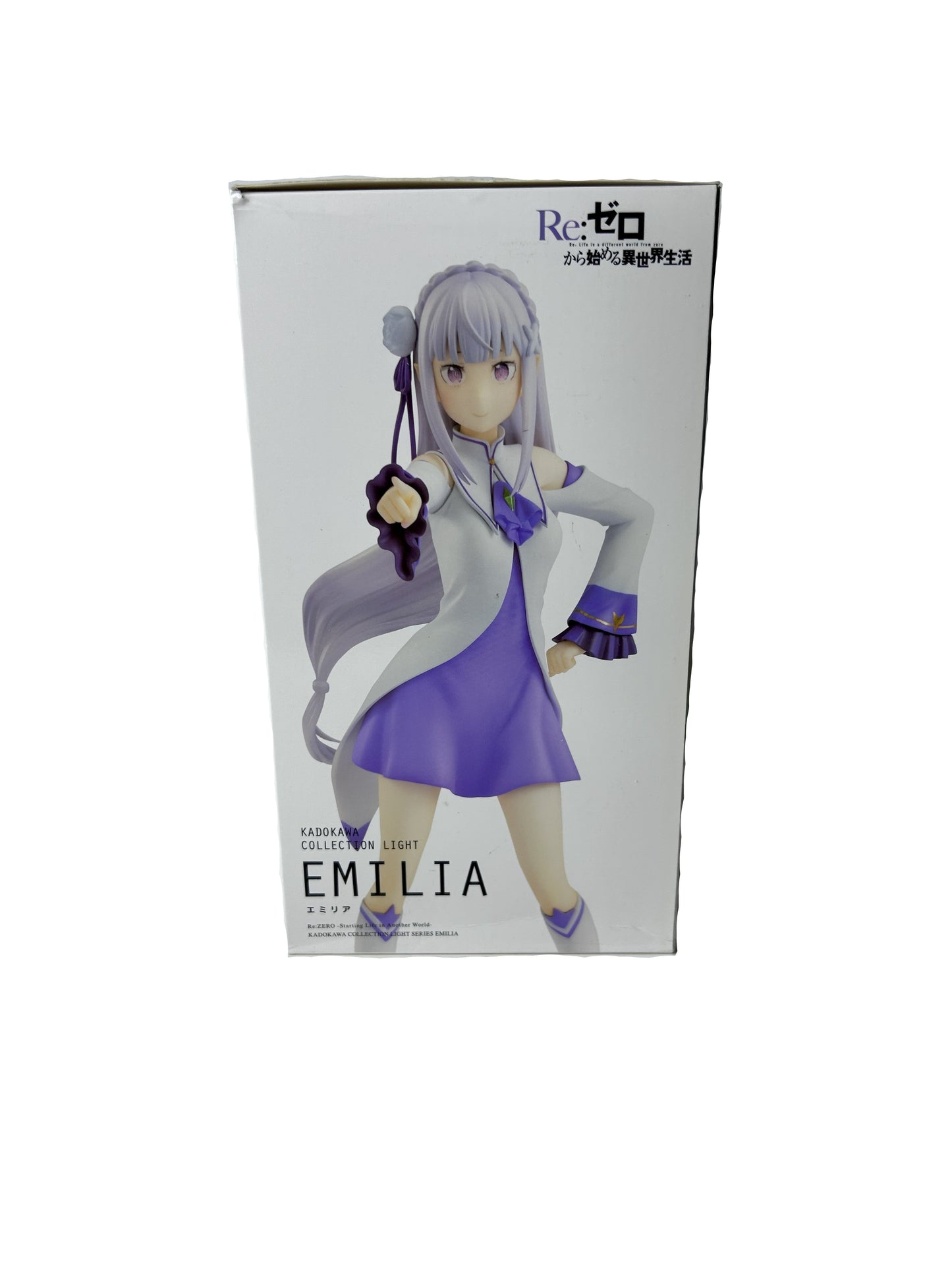 Re:Zero Emilia Figure - Kadokawa Collection Light Series NIB