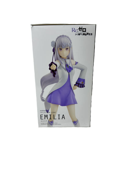 Re:Zero Emilia Figure - Kadokawa Collection Light Series NIB