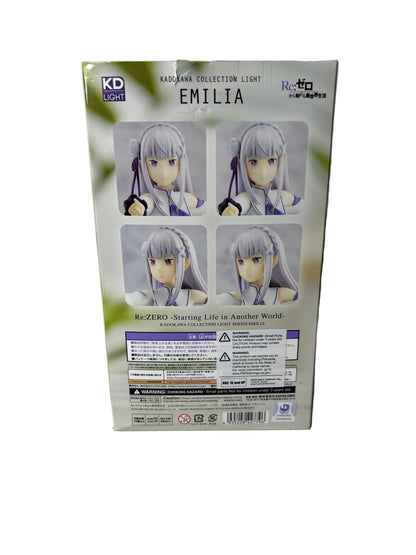 Re:Zero Emilia Figure - Kadokawa Collection Light Series NIB
