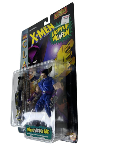 X-Men Classics Wolverine Action Figure Factory Sealed - Toy Biz Marvel Light-Up Plasma Weapon Batteries Included 1996
