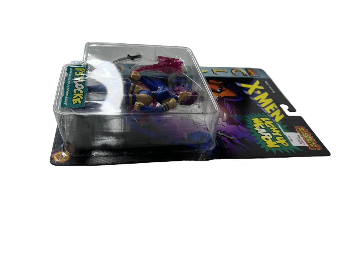 X-Men Classics Psylocke Action Figure Factory Sealed - Toy Biz Marvel Light-Up Psychic Knife Batteries Included 1996