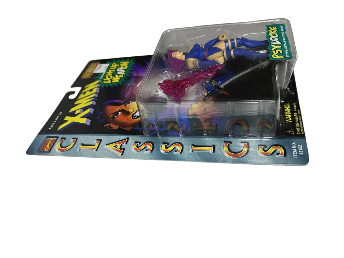 X-Men Classics Psylocke Action Figure Factory Sealed - Toy Biz Marvel Light-Up Psychic Knife Batteries Included 1996