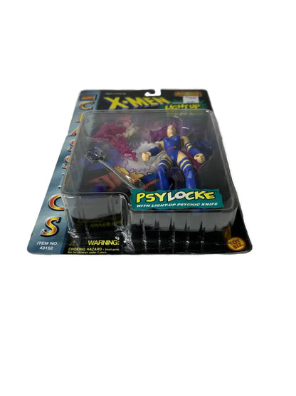 X-Men Classics Psylocke Action Figure Factory Sealed - Toy Biz Marvel Light-Up Psychic Knife Batteries Included 1996