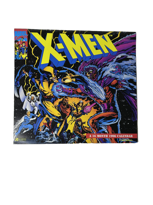 X-Men 1996 Wall Calendar - Day Dream Publishing 16 Month Rogue's Gallery Marvel Comics 1995