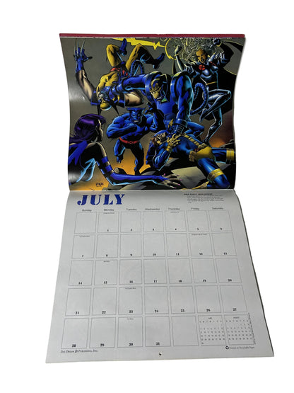 X-Men 1996 Wall Calendar - Day Dream Publishing 16 Month Rogue's Gallery Marvel Comics 1995