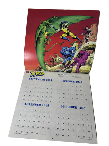 X-Men 1996 Wall Calendar - Day Dream Publishing 16 Month Rogue's Gallery Marvel Comics 1995