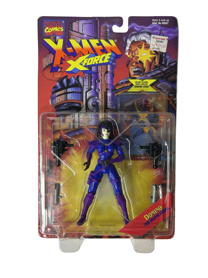 Domino Twin Weapon Arsenal Action Figure - Marvel X-Men X-Force Toy Biz 1995 (New, Sealed)