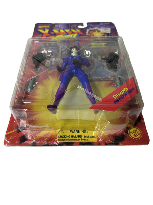 Domino Twin Weapon Arsenal Action Figure - Marvel X-Men X-Force Toy Biz 1995 (New, Sealed)