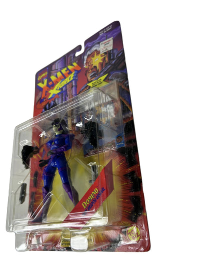 Domino Twin Weapon Arsenal Action Figure - Marvel X-Men X-Force Toy Biz 1995 (New, Sealed)