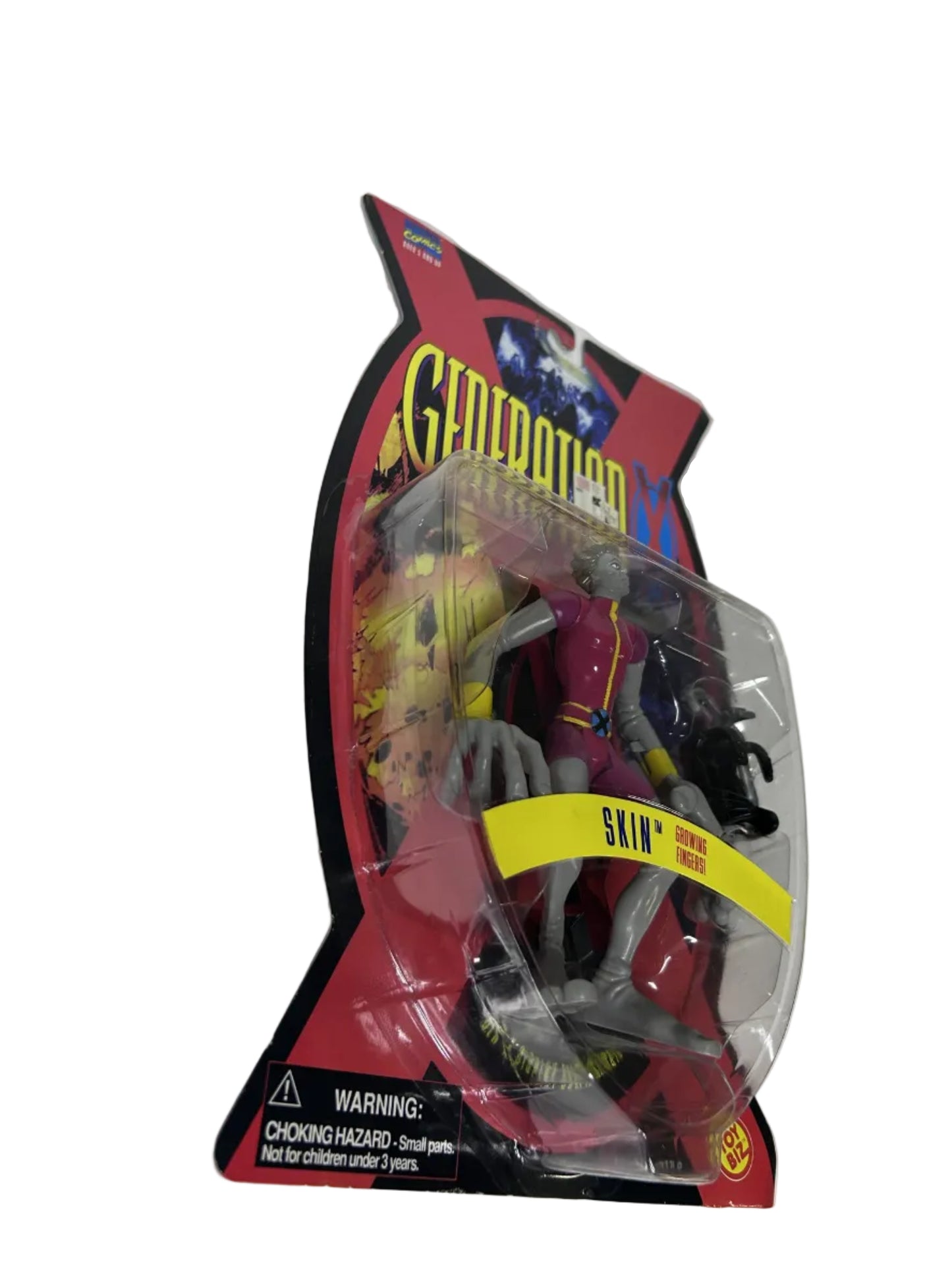 Skin Growing Fingers Action Figure - Marvel Generation X Toy Biz 1995 (New, Sealed)