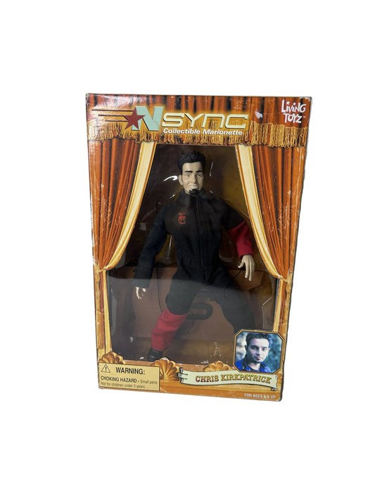 Chris Kirkpatrick NSYNC Collectible Marionette - Living Toyz 2000 (New, Sealed)