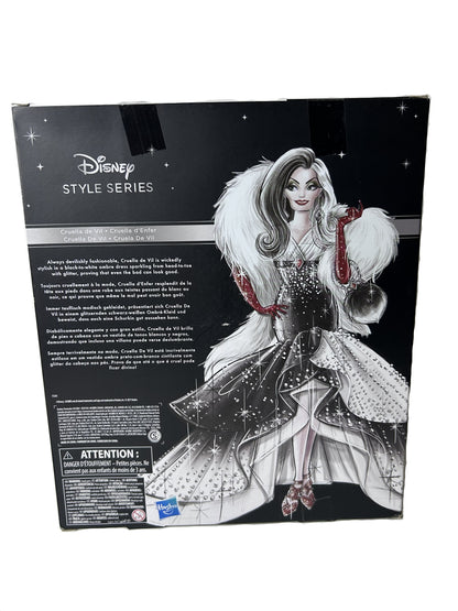 Cruella De Vil Disney Style Series Fashion Doll - Hasbro 2021 (New, Sealed)