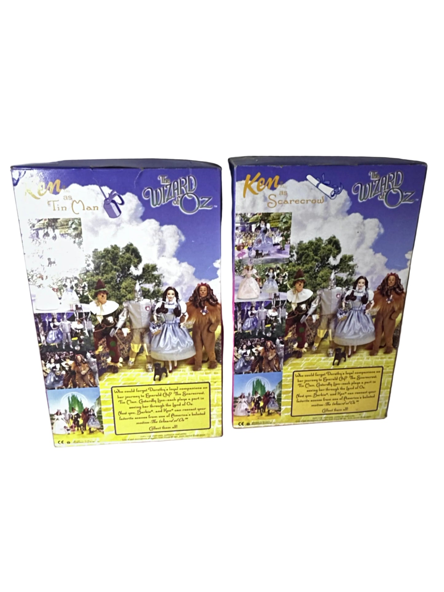 Ken as Tin Man & Scarecrow Bundle - The Wizard of Oz Mattel 1999 (New, Sealed)