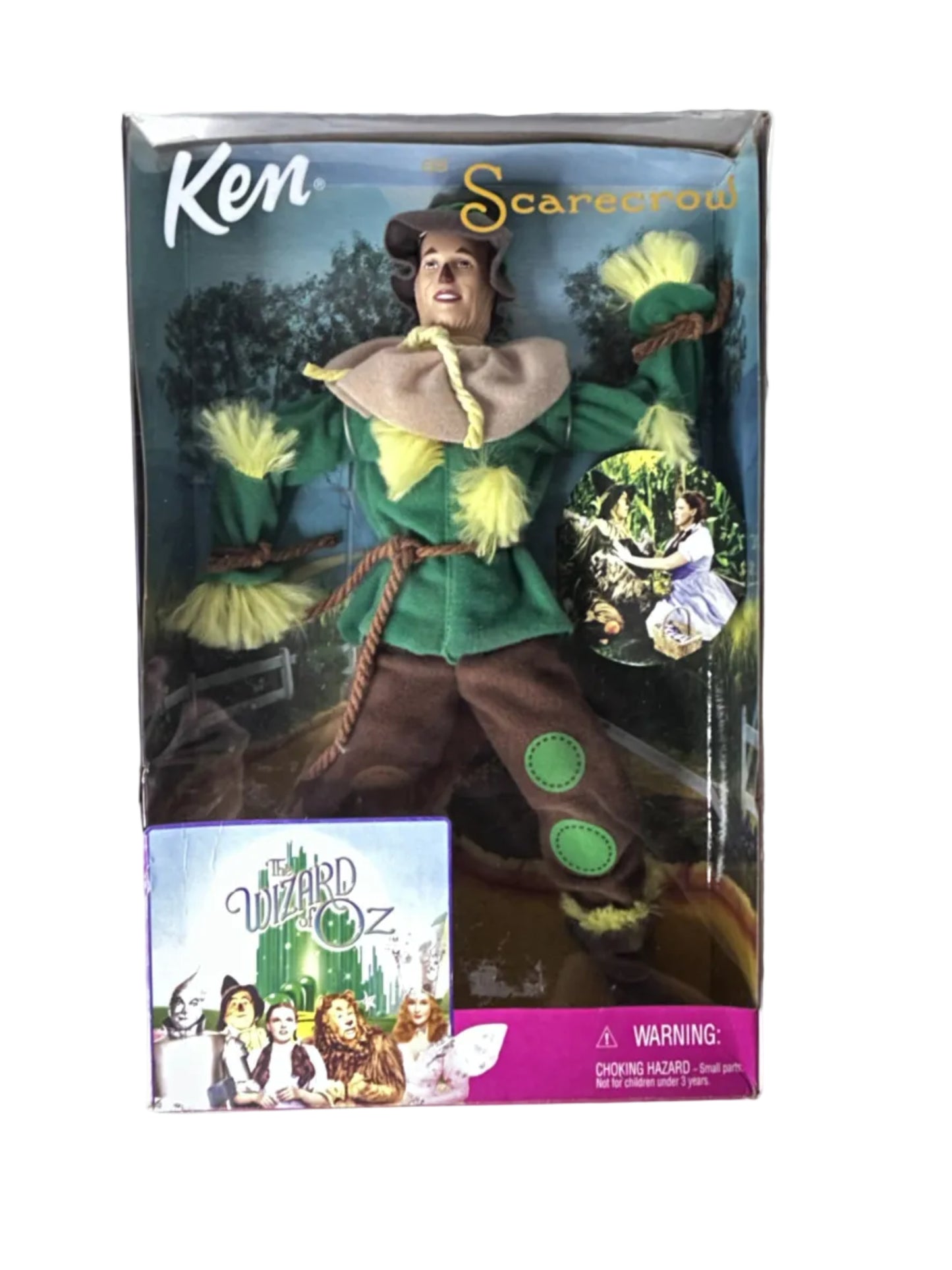 Ken as Tin Man & Scarecrow Bundle - The Wizard of Oz Mattel 1999 (New, Sealed)