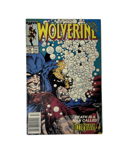 Wolverine #19 'Death Is A Man Called Tiger Shark' - Marvel Comics 1989, Acts of Vengeance Tie-In (Single Issue)