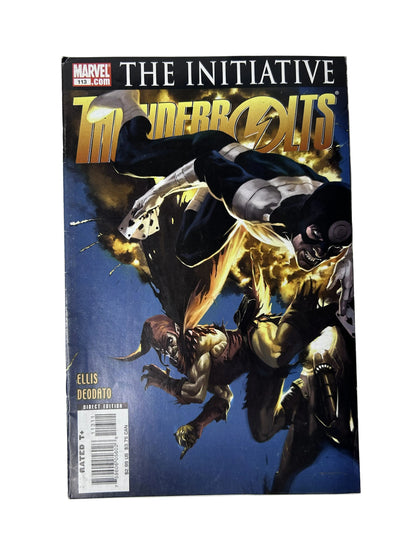 Thunderbolts #113 'The Initiative' - Marvel Comics 2007, Warren Ellis Story & Mike Deodato Art (Single Issue)