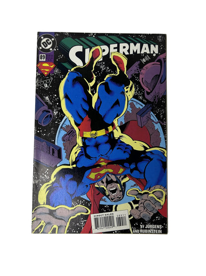 Superman #89 - DC Comics May 1994, Jurgens & Rubinstein Space Battle Cover, Triangle #18 (Single Issue)