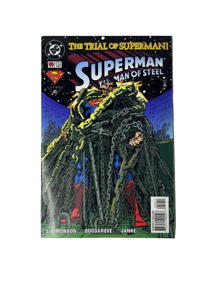 Superman: The Man of Steel #43 — DC Comics (Nov 1995) | L. Simonson & Bogdanove, Trial of Superman Crossover
