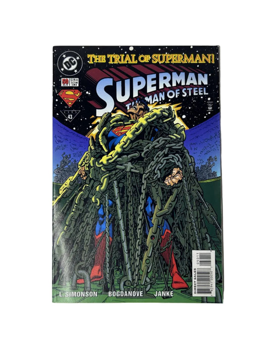 Superman: The Man of Steel #43 — DC Comics (Nov 1995) | L. Simonson & Bogdanove, Trial of Superman Crossover