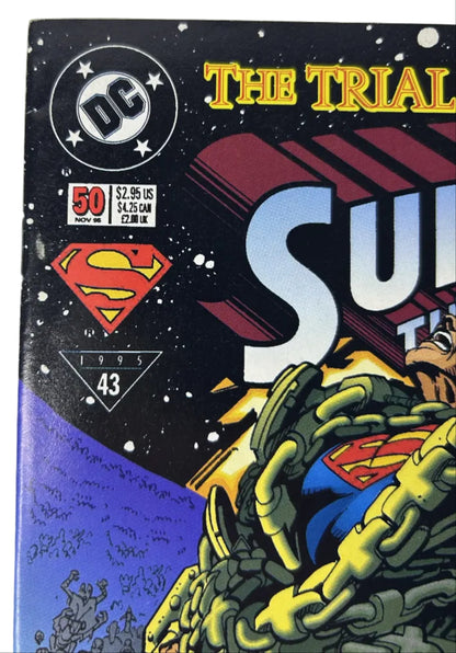 Superman: The Man of Steel #43 — DC Comics (Nov 1995) | L. Simonson & Bogdanove, Trial of Superman Crossover