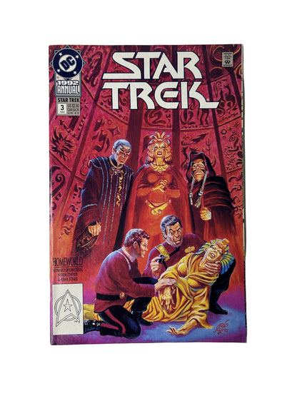 Star Trek Annual #3 'Homeworld' - DC Comics 1992, Weinstein, Dwyer & Starr, Painted Cover, Batman Returns Back Cover (Single Issue)