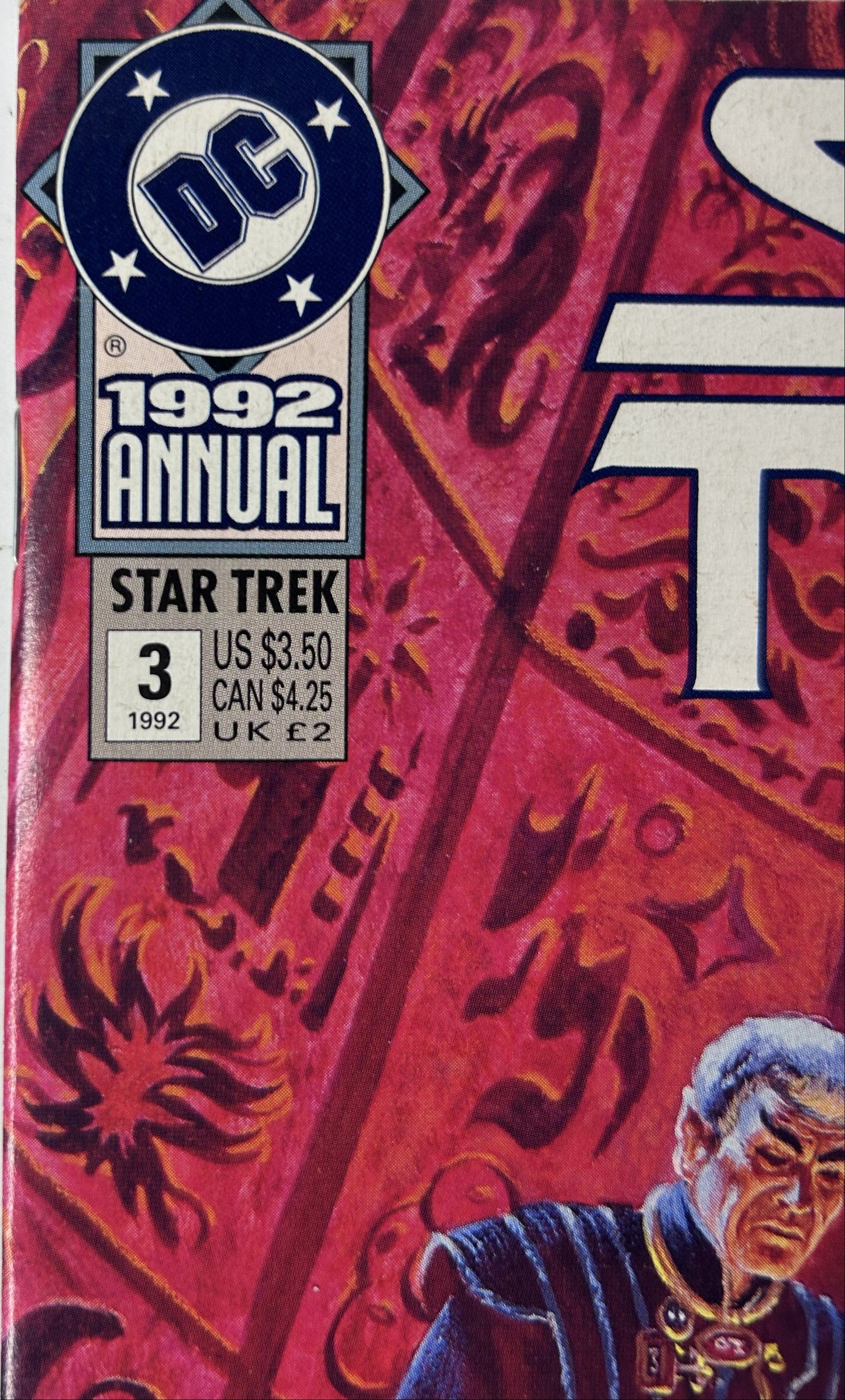 Star Trek Annual #3 'Homeworld' - DC Comics 1992, Weinstein, Dwyer & Starr, Painted Cover, Batman Returns Back Cover (Single Issue)