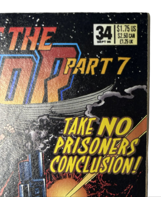 Guy Gardner: Warrior #34 - DC Comics Sept 1995, The Way of the Warrior Part 7 — Take No Prisoners Conclusion! (Single Issue)