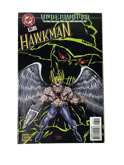 Hawkman #26 - DC Comics Nov 1995, Underworld Unleashed Tie-In — Wings of Fury, Nowhere to Hide (Single Issue)