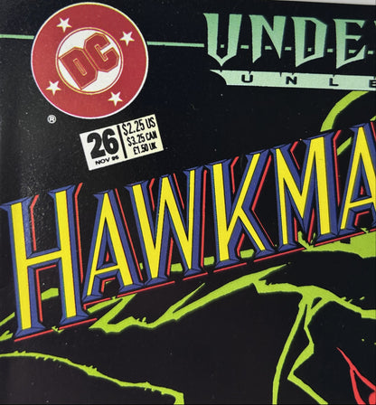 Hawkman #26 - DC Comics Nov 1995, Underworld Unleashed Tie-In — Wings of Fury, Nowhere to Hide (Single Issue)