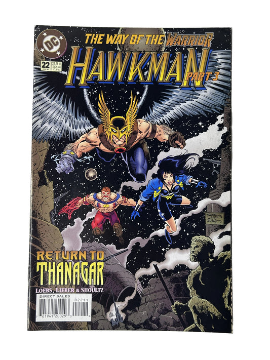 Hawkman #22 - DC Comics Jul 1995, The Way of the Warrior Part 3 — Return to Thanagar (Single Issue)