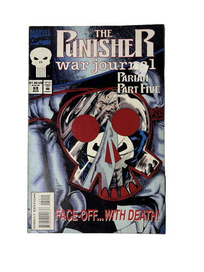 The Punisher War Journal #69 - Marvel Comics Aug 1994, Pariah Part Five — Face-Off...With Death! (Single Issue)