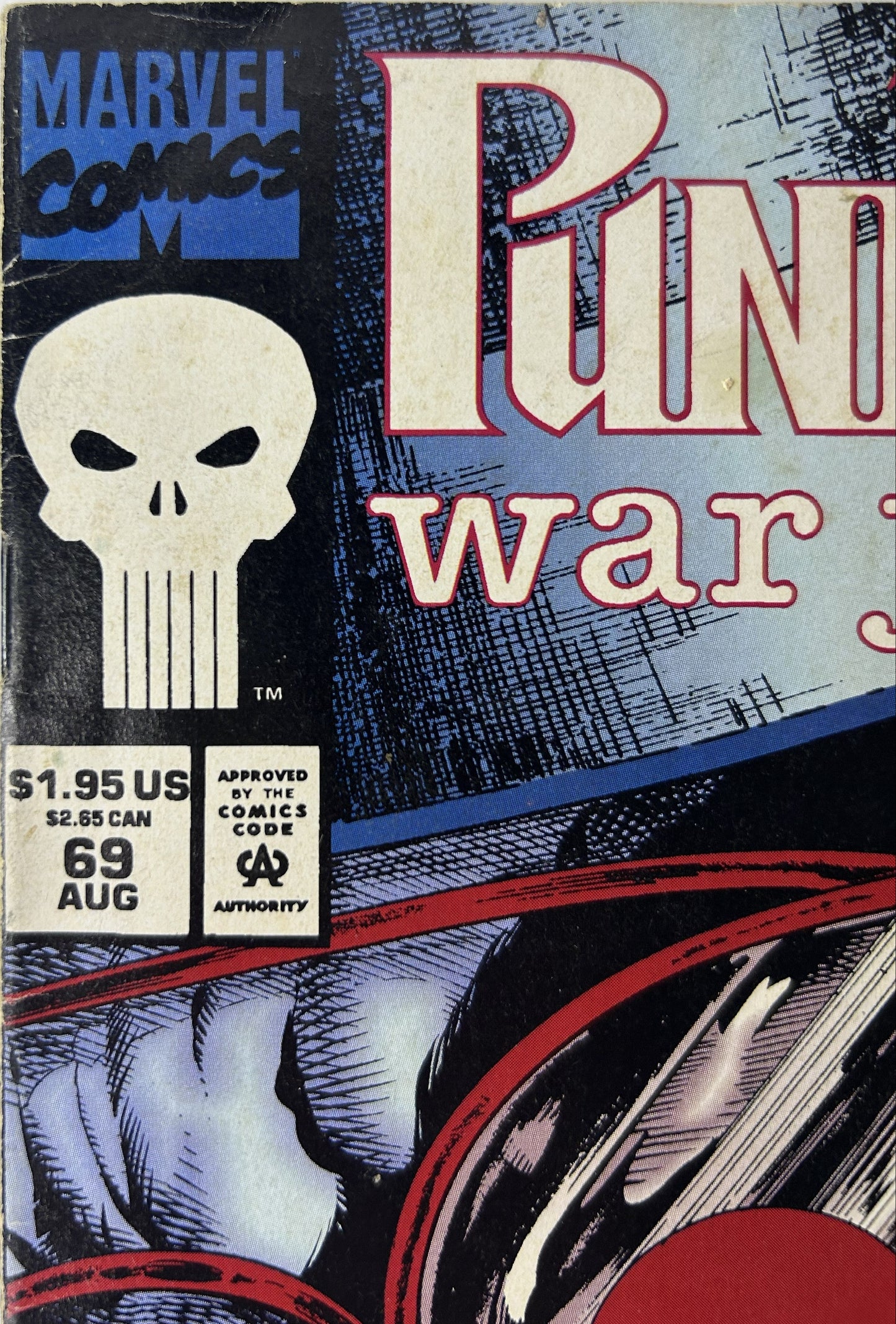 The Punisher War Journal #69 - Marvel Comics Aug 1994, Pariah Part Five — Face-Off...With Death! (Single Issue)