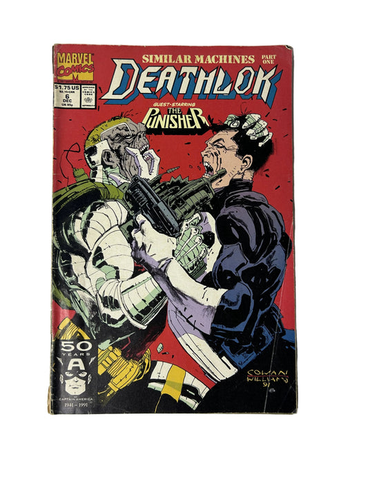 Deathlok #6 - Marvel Comics Dec 1991, Guest-Starring The Punisher — Similar Machines Part One, Cowan Cover (Single Issue)