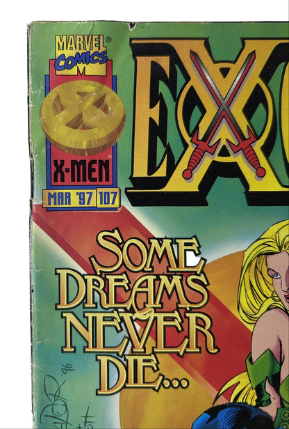 Excalibur #107 - Marvel Comics Mar 1997, Some Dreams Never Die — Full Team Roster, Salvador & Scott Cover (Single Issue)