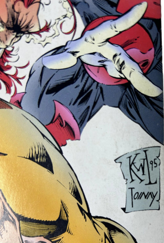 X-Calibre #4 - Marvel Comics Jun 1995, Age of Apocalypse Finale — Mystique AoA, KW Jonny Cover, X-Men Deluxe Newsstand (Single Issue)