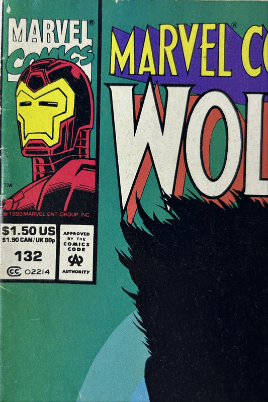 Marvel Comics Presents #132 - Marvel Comics 1993, Wolverine & Iron Man — Hama Cover, Hawaiian Noir Silhouette (Single Issue)