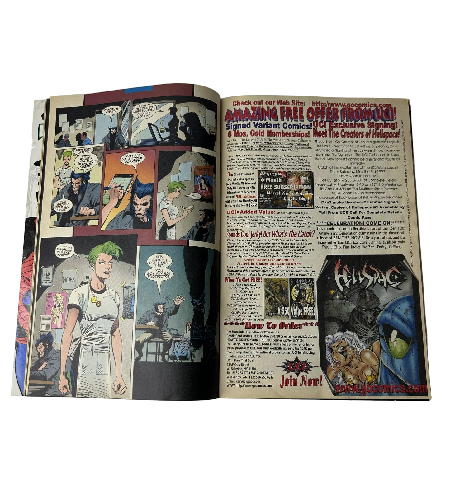 Wolverine #112 - Marvel Comics Apr 1997, Agent of Evil — Black Costume, X-Men Banner, Newsstand (Single Issue)
