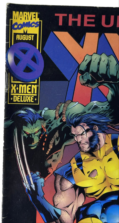 The Uncanny X-Men #323 - Marvel Comics Aug 1995, 'A Nation Rising' — Wolverine, Havok, Ramos Cover, X-Men Deluxe Newsstand (Single Issue)