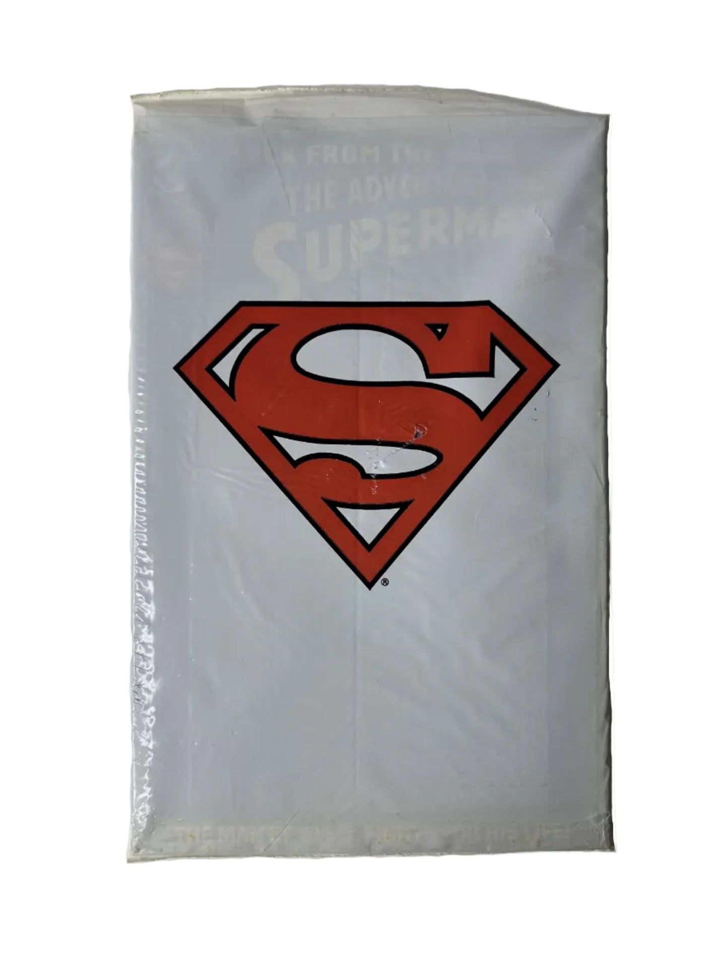 Adventures of Superman #500 - DC Comics 1993, Collector's Set — Sealed Polybag, Translucent Cover, SkyBox Bloodlines Trading Card (Single Issue)