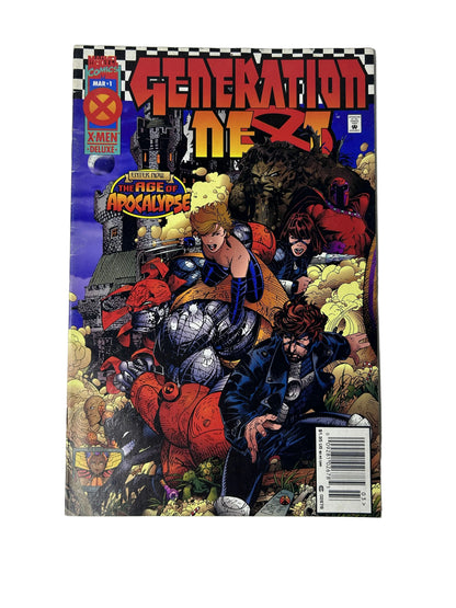 Generation Next #1 - Marvel Comics Mar 1995, Age of Apocalypse — Colossus, Shadowcat, X-Men Deluxe Newsstand (Single Issue)