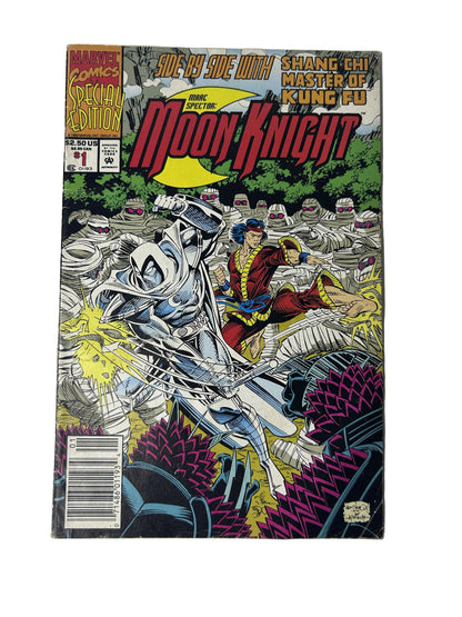 Marc Spector: Moon Knight Special Edition #1 — Marvel Comics Jan 1993, Side by Side with Shang-Chi Master of Kung Fu (Single Issue)