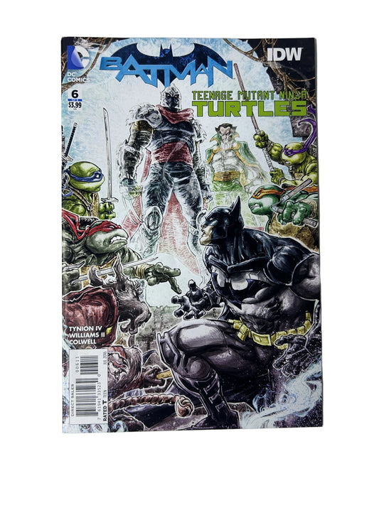 Batman/Teenage Mutant Ninja Turtles #6 (of 6) — DC Comics / IDW Jul 2016, Tynion IV & Williams II Series Finale (Single Issue)