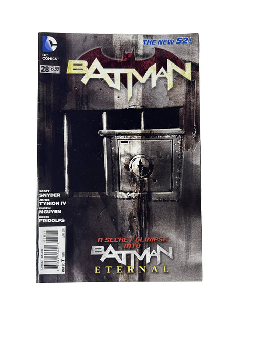 Batman #28 — DC Comics The New 52! Apr 2014, A Secret Glimpse into Batman Eternal — Snyder & Tynion IV (Single Issue)